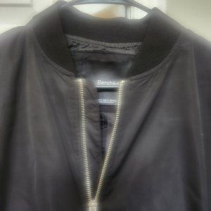 Black Bershka bomber  jacket